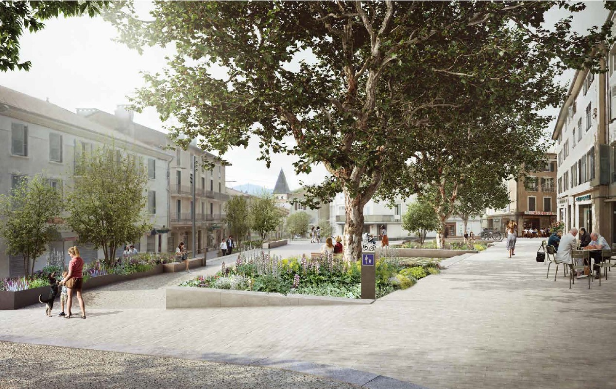Esquisse Place Valois