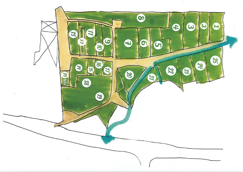 plan parcelles jardins