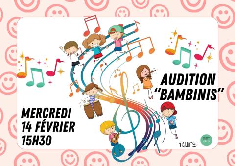 Audition école de musique et de danse