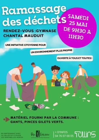 Ramassage des déchéts 25 mai