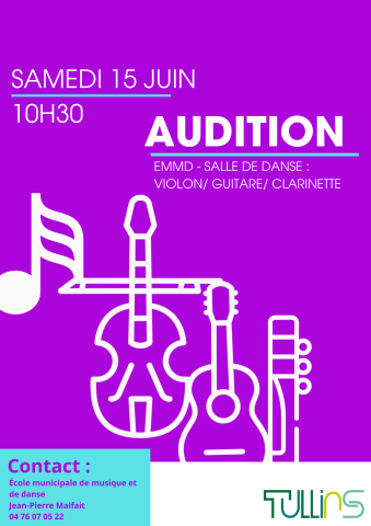 Audition 15 juin
