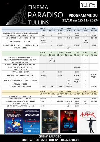 Programme cinéma