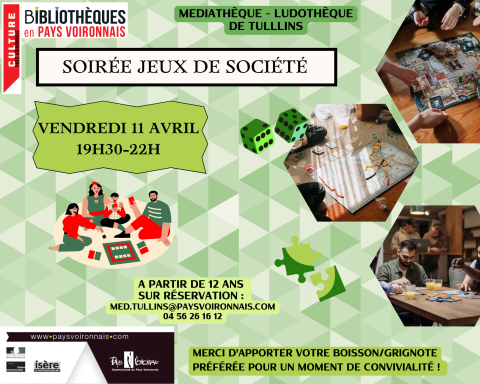 Soirée jeux de société