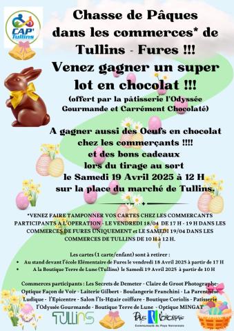 Chasse de Pâques dans les commerces