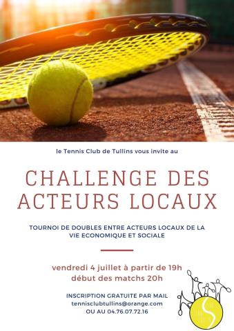 Challenge des acteurs locaux !