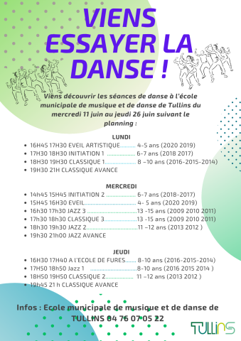 Viens essayer la danse !