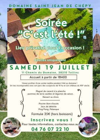 Soirée "c'est l'été" !