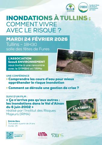 Conférence le risque d'inondation à Tullins