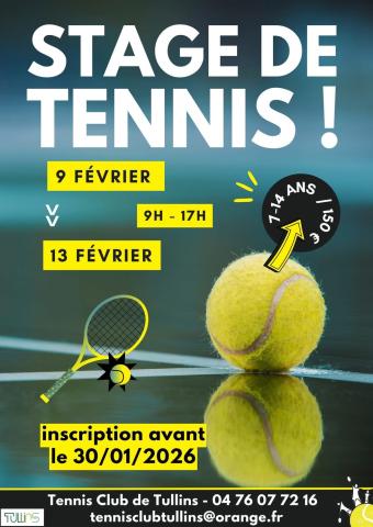 Stage de tennis