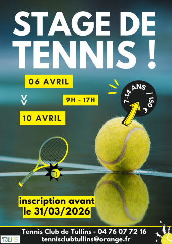 Stage de Tennis