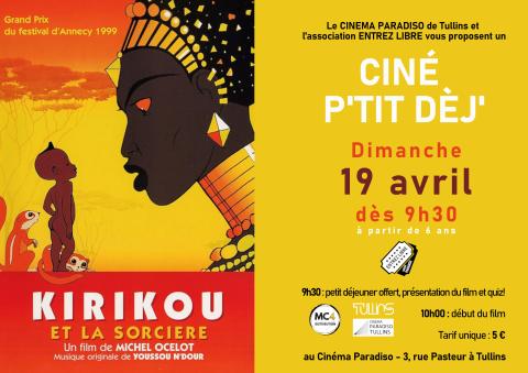 Ciné P'Tit Dèj' Kirikou et la sorcière