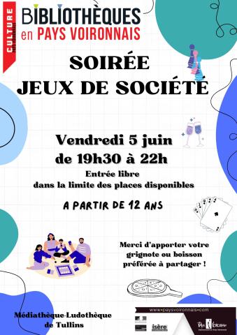 Soirée jeux de société