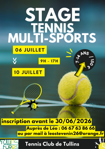 Stage tennis multi-sports
