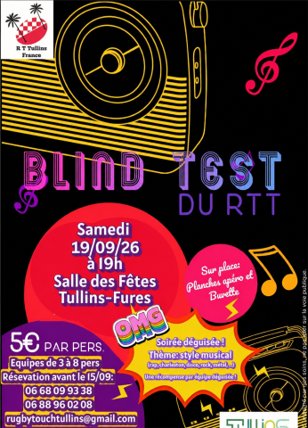 Blind Test du Rugby Touch Tullins