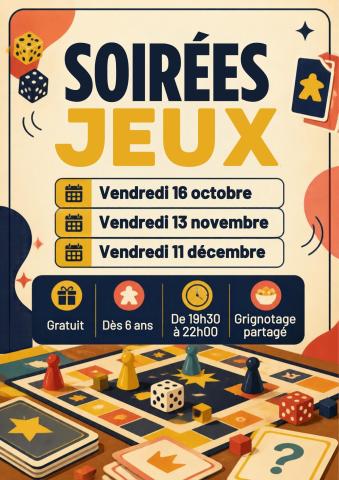 Soirée jeux de société